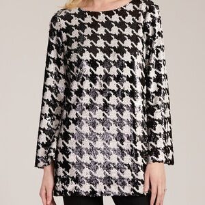 Tyler böe Sequin Houndstooth Women's Tunic / Dress